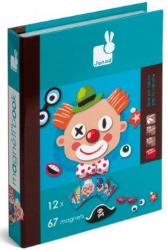 Janod Magnetibook Çılgın Yüzler