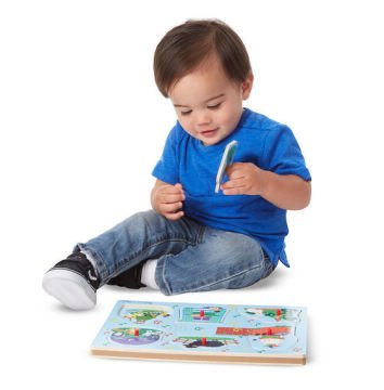 Melissa&Doug Ahşap Sesli Yapboz İng. Çocuk Şarkıları 2