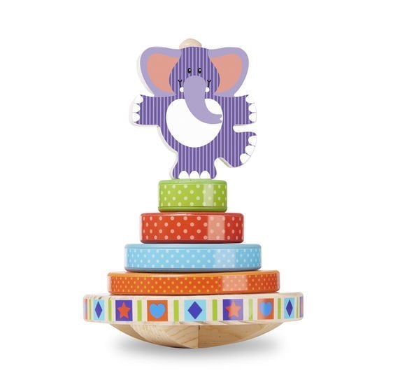 Melissa&Doug Ahşap Sallanan Kule Fil