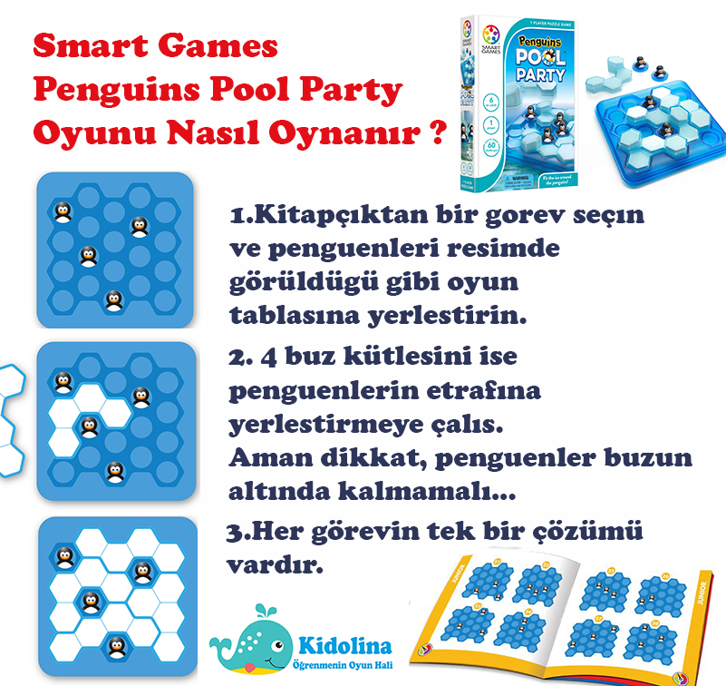 smart-games-penguins-pool-party-penguenler-havuz-partisi-oyunu