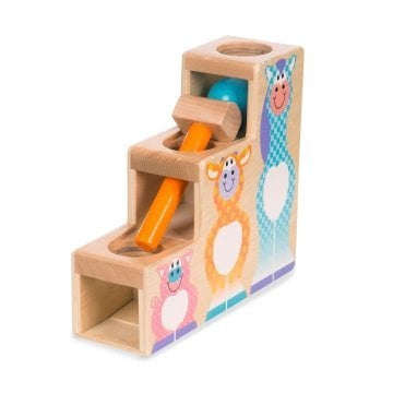 Melissa & Doug Ahşap Çak Yuvarla Basamaklar
