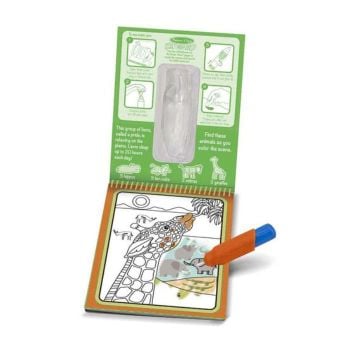 Melissa&Doug Water Wow! Su ile Boyama Kitabı Safari