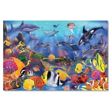 Melissa&Doug Dev Yer Yapbozu Deniz Altı (48 parça)