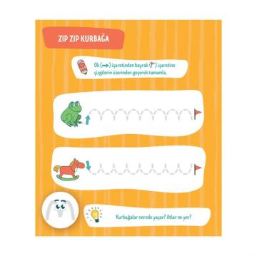 Dikkat Atölyesi Eğitici Çizgiler Etkinlik Kitabı 2-4 Yaş