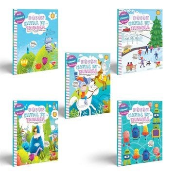 Dikkat Atölyesi Düşün, Hayal Et ve Tasarla 5'li Kitap Seti