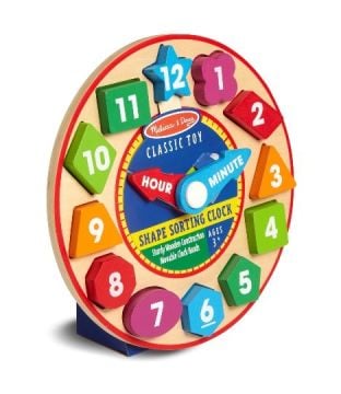 Melissa&Doug Ahşap Saat Eğitici Oyuncak
