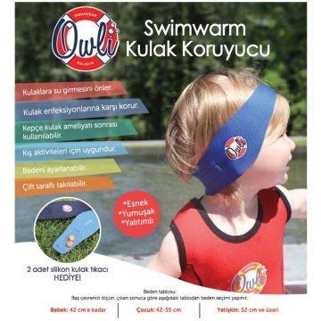 Owli Swimwarm Kulak Koruyucu Pembe Çocuk