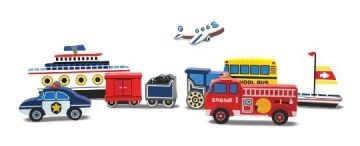 Melissa&Doug Ahşap Tombul Yapboz Araçlar Puzzle