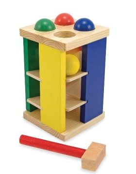 Melissa&Doug Ahşap Kule Çak & Yuvarla