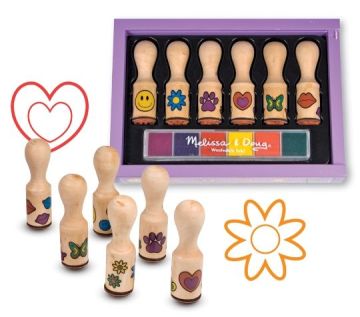 Melissa&Doug Ahşap Baskı Seti Mutlu Yüzler