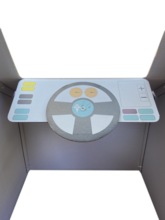 Little Maker Boyanabilir Karton Maket Dondurma Arabası