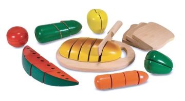 Melissa&Doug Ahşap Kes Oyna Gıdalarımız
