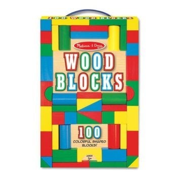Melissa&Doug Ahşap Blok Seti 100 Parça