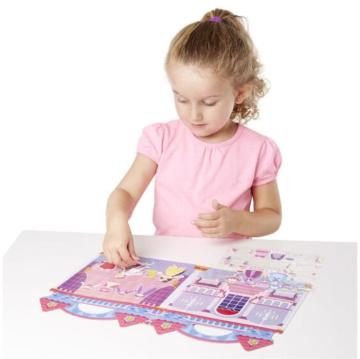 Melissa&Doug Kabartmalı Tak Çıkar Çıkartma Kitabı Prenses