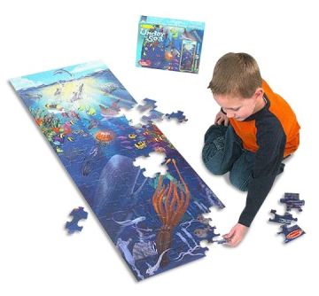 Melissa&Doug Dev Yer Yapbozu Deniz Altında (100 parça)