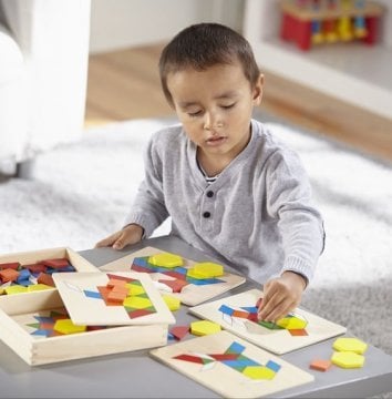 Melissa&Doug Ahşap Gelişmiş Şekil Bulmaca