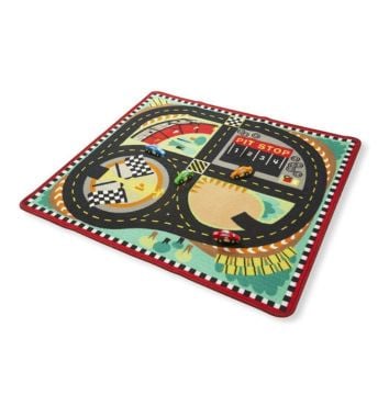 Melissa&Doug Oyun Halı Seti Yarış Arabaları
