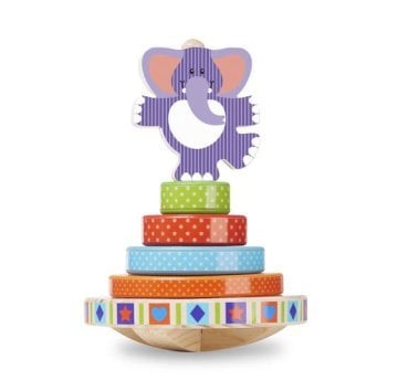 Melissa&Doug Ahşap Sallanan Kule Fil